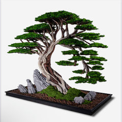 Luxury Artificial Bonsai Tree with Rock Base